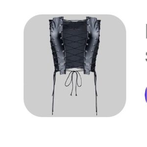 PU LACE front tube top